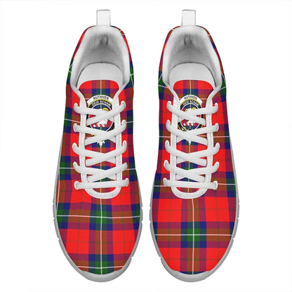 Ruthven Modern Tartan Crest Sneakers