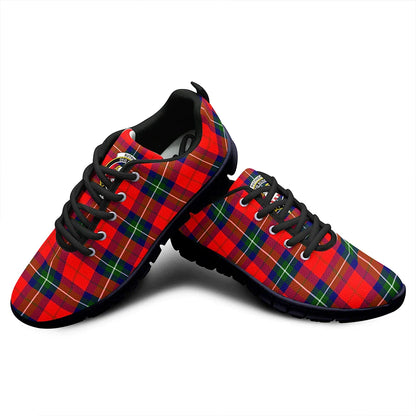 Ruthven Modern Tartan Crest Sneakers