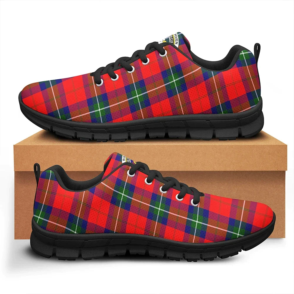 Ruthven Modern Tartan Crest Sneakers