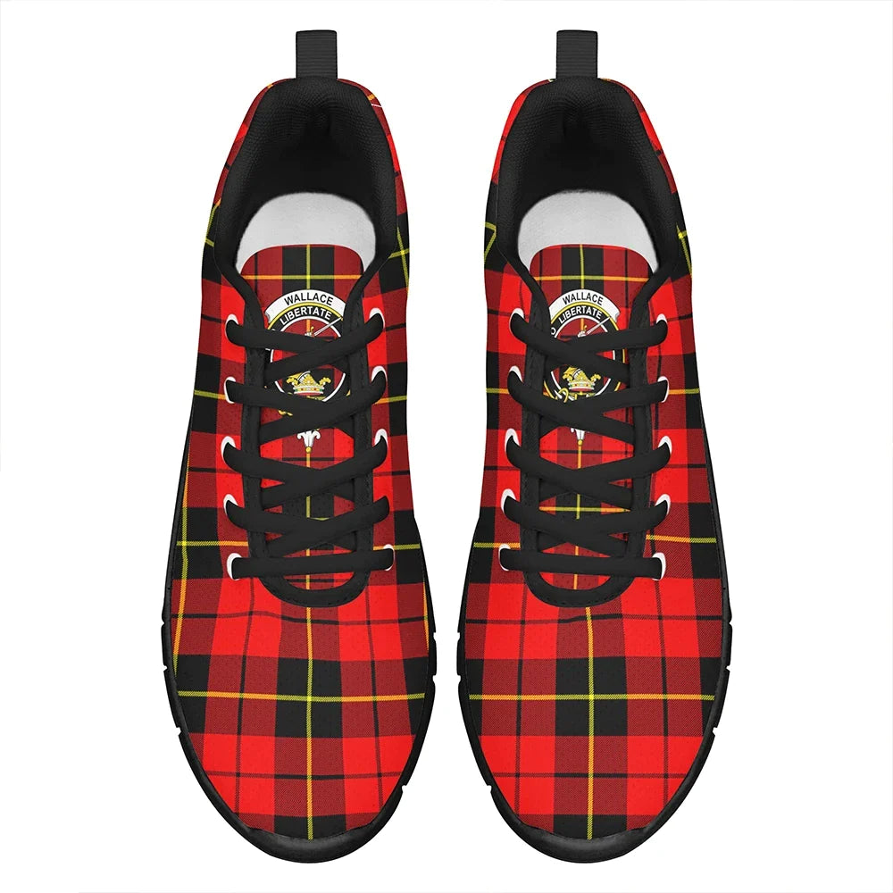 Wallace Hunting - Red Tartan Crest Sneakers