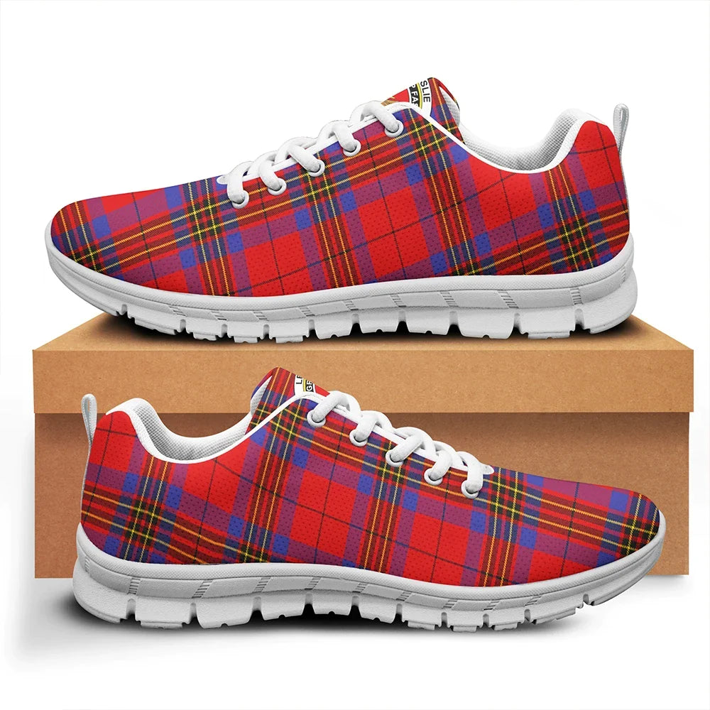 Leslie Modern Tartan Crest Sneakers