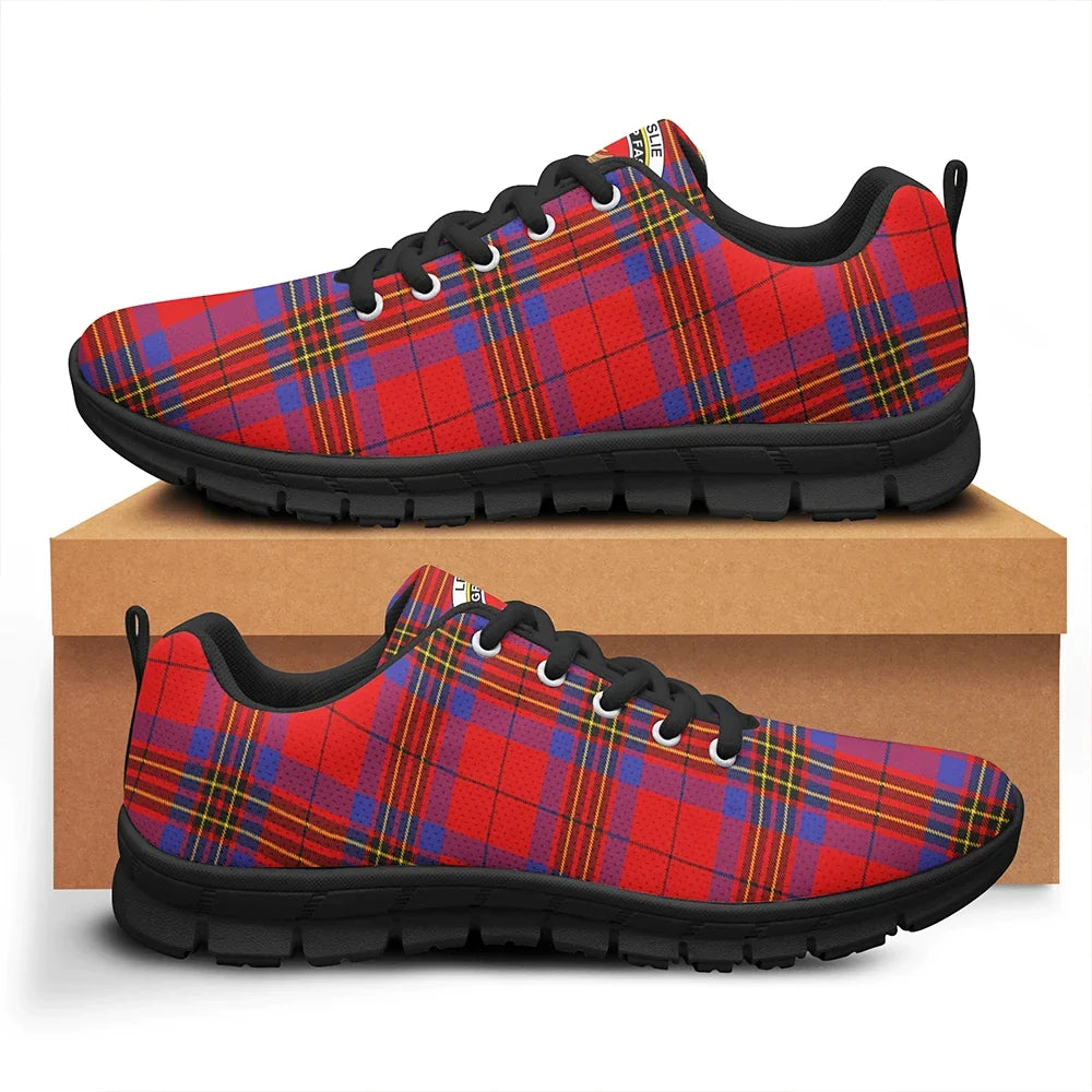 Leslie Modern Tartan Crest Sneakers