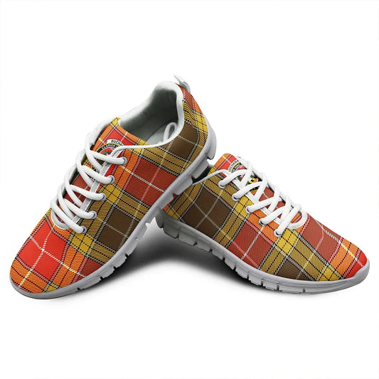 Buchanan Old Set Weathered Tartan Crest Sneakers