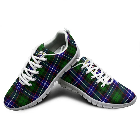 Russell Modern Tartan Crest Sneakers