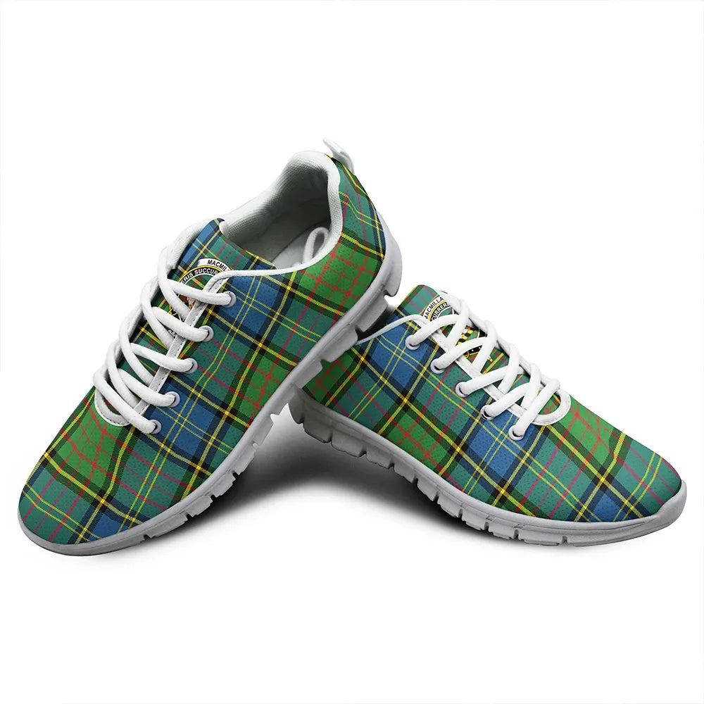 MacMillan Hunting Ancient Tartan Crest Sneakers