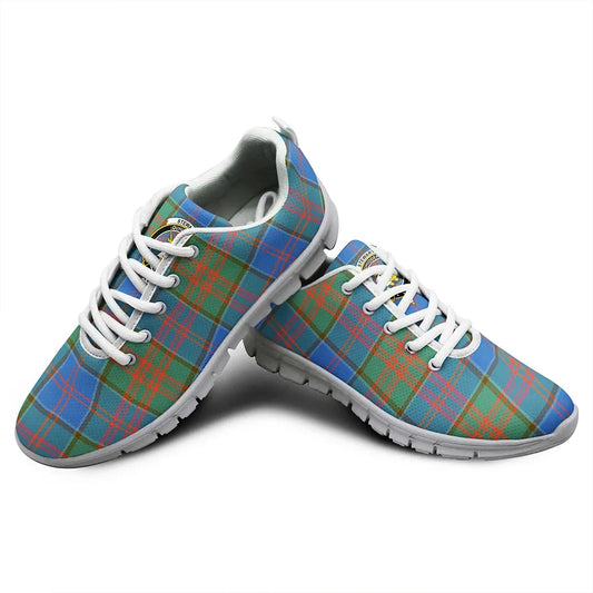 Stewart of Appin Hunting Ancient Tartan Crest Sneakers