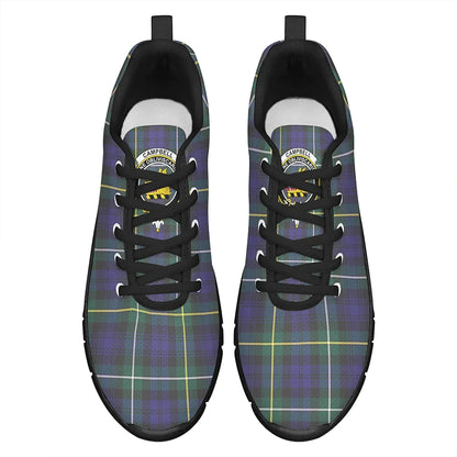 Campbell Argyll Modern Tartan Crest Sneakers