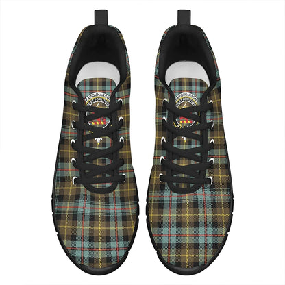 Farquharson Weathered Tartan Crest Sneakers