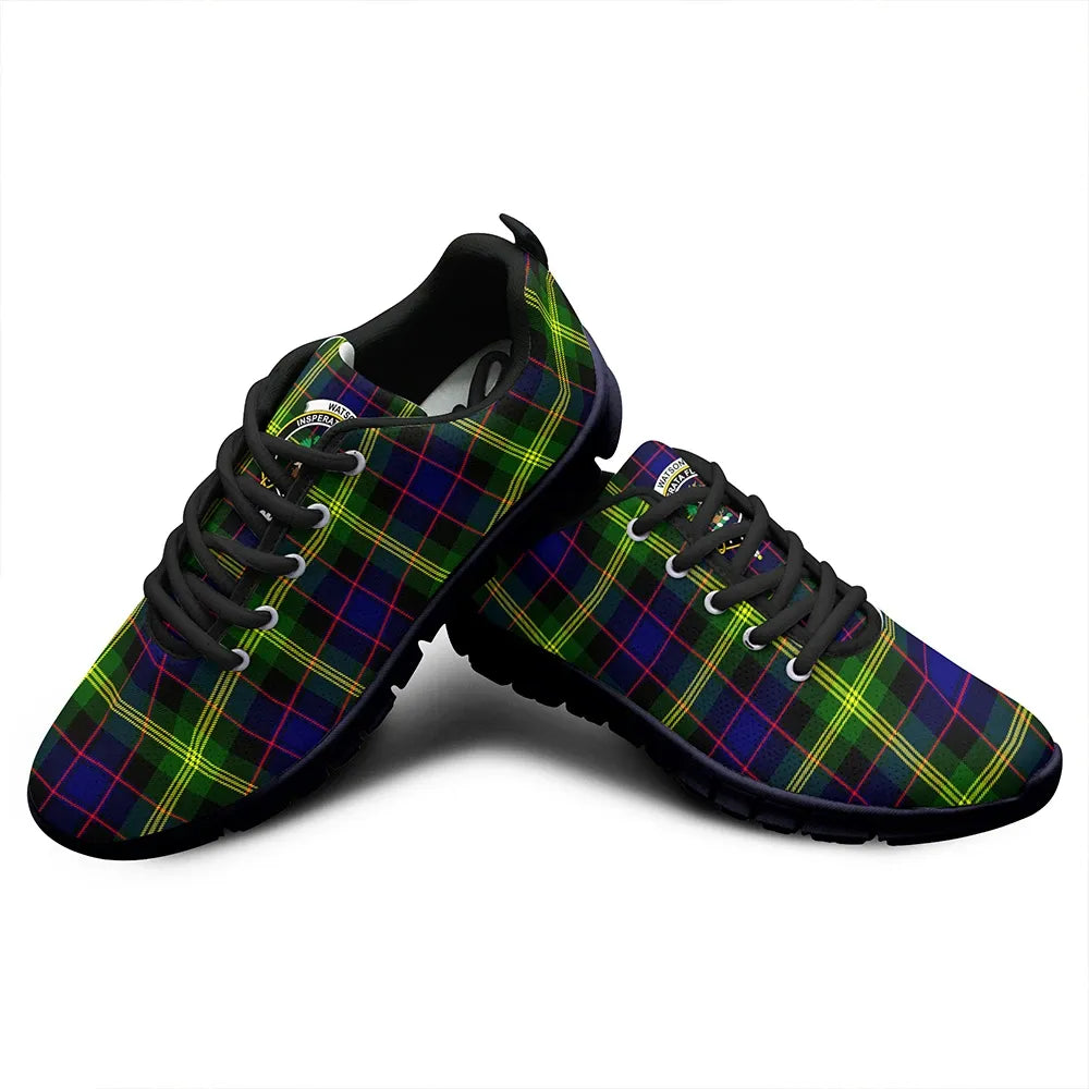 Watson Modern Tartan Crest Sneakers