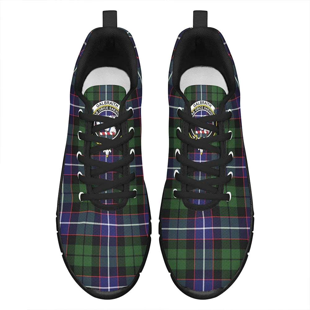 Galbraith Modern Tartan Crest Sneakers