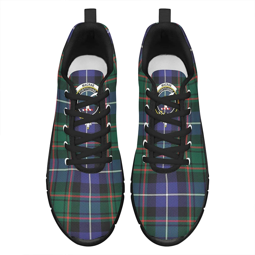 MacRae Hunting Modern Tartan Crest Sneakers