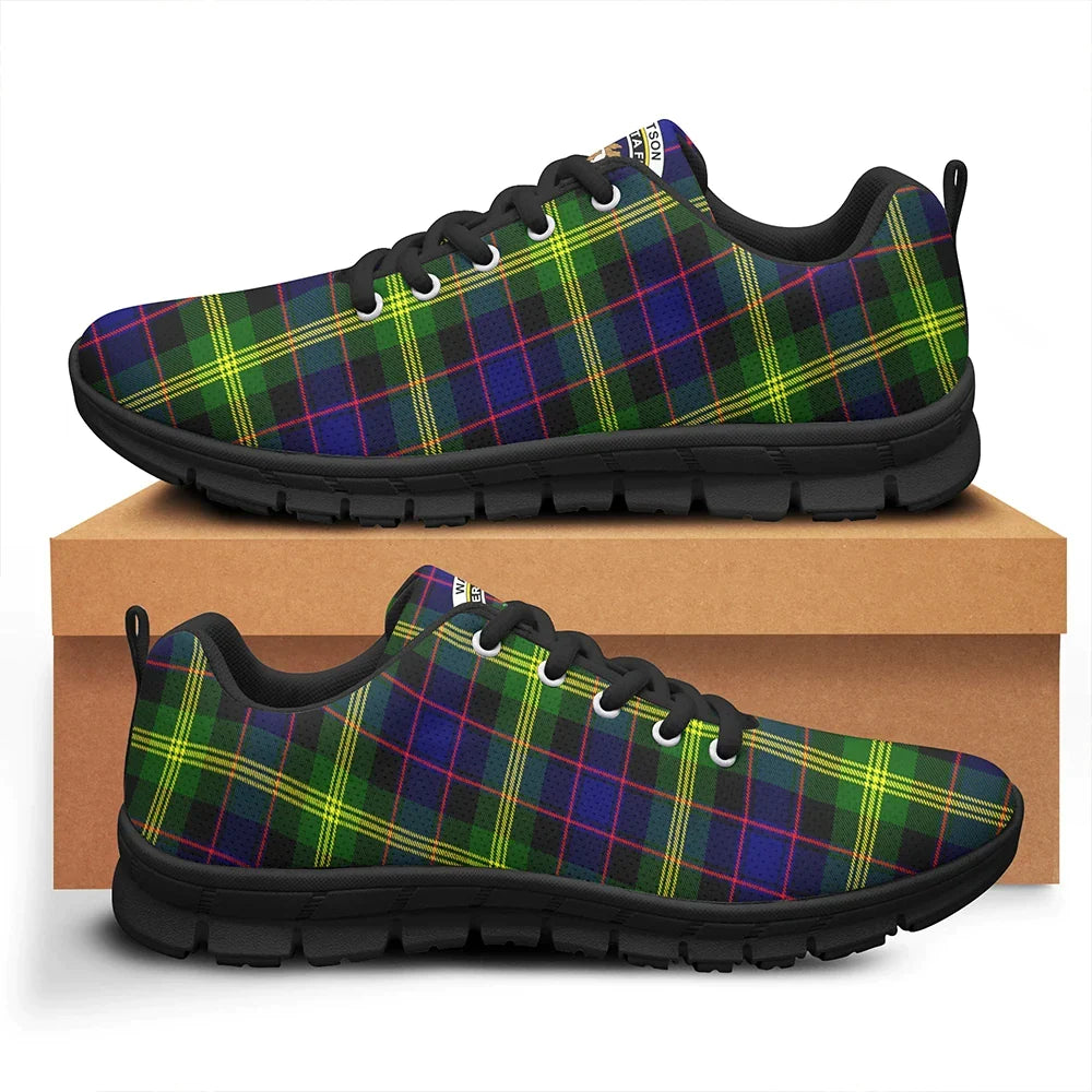 Watson Modern Tartan Crest Sneakers