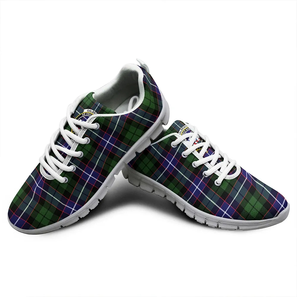 Galbraith Modern Tartan Crest Sneakers