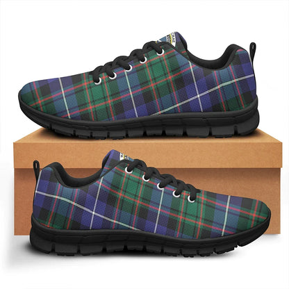 MacRae Hunting Modern Tartan Crest Sneakers