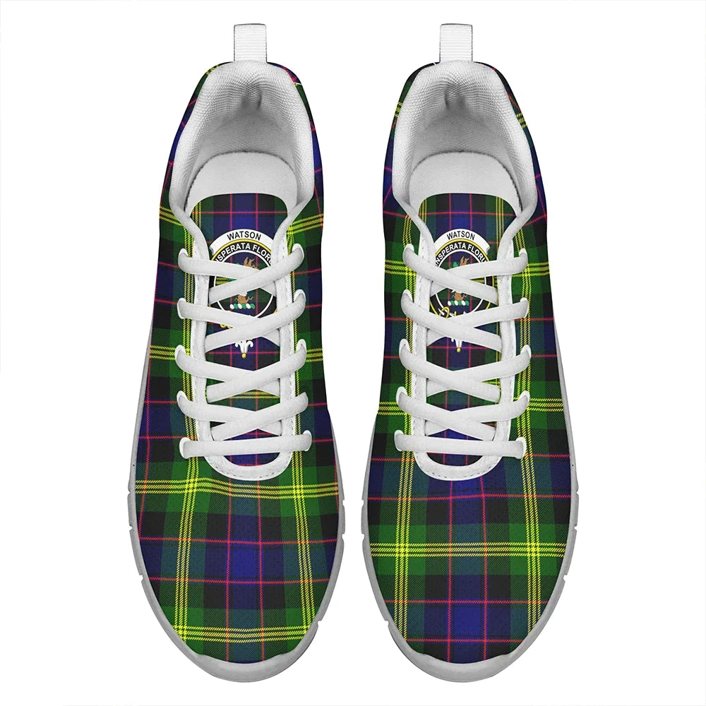 Watson Modern Tartan Crest Sneakers