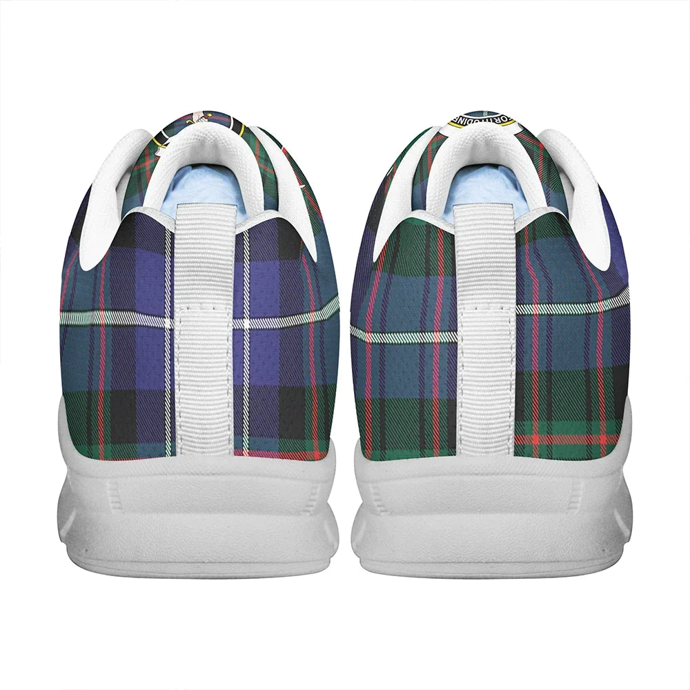 MacRae Hunting Modern Tartan Crest Sneakers