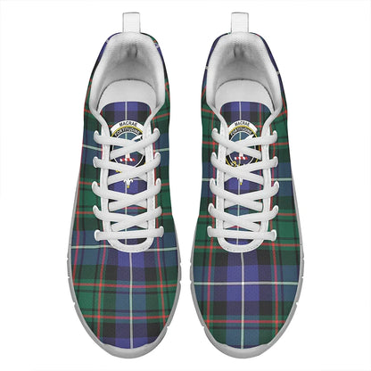 MacRae Hunting Modern Tartan Crest Sneakers