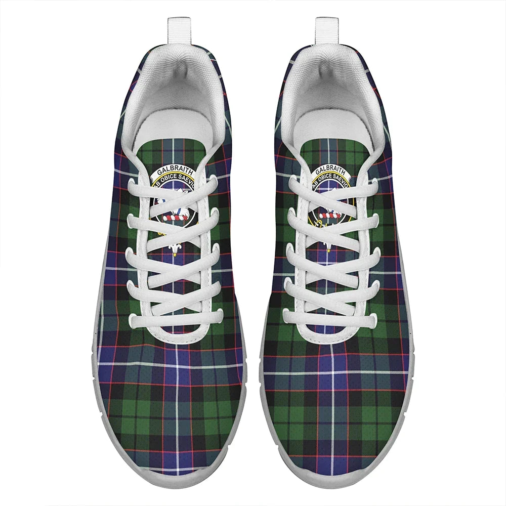 Galbraith Modern Tartan Crest Sneakers