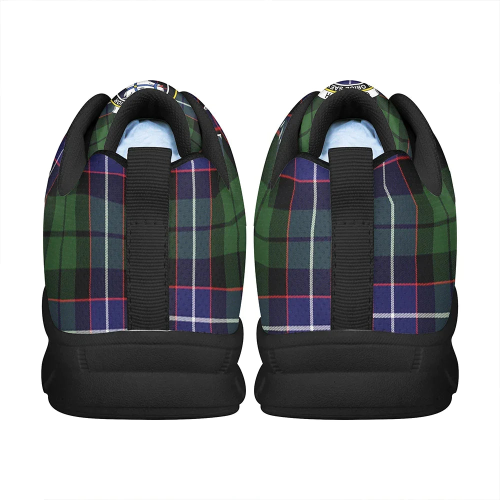 Galbraith Modern Tartan Crest Sneakers