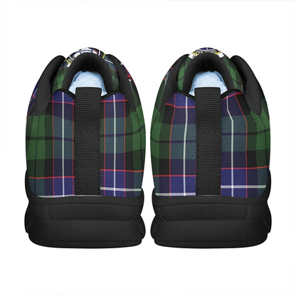 Galbraith Modern Tartan Crest Sneakers