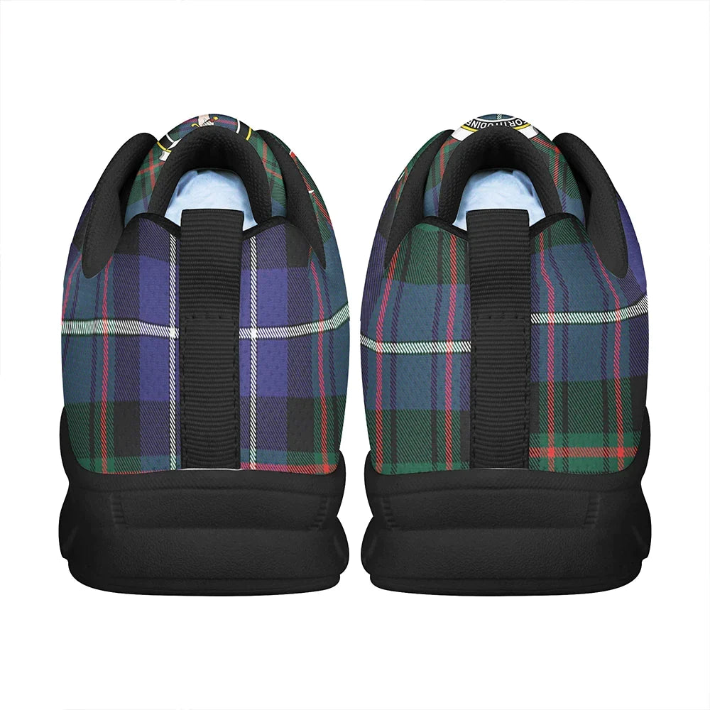 MacRae Hunting Modern Tartan Crest Sneakers