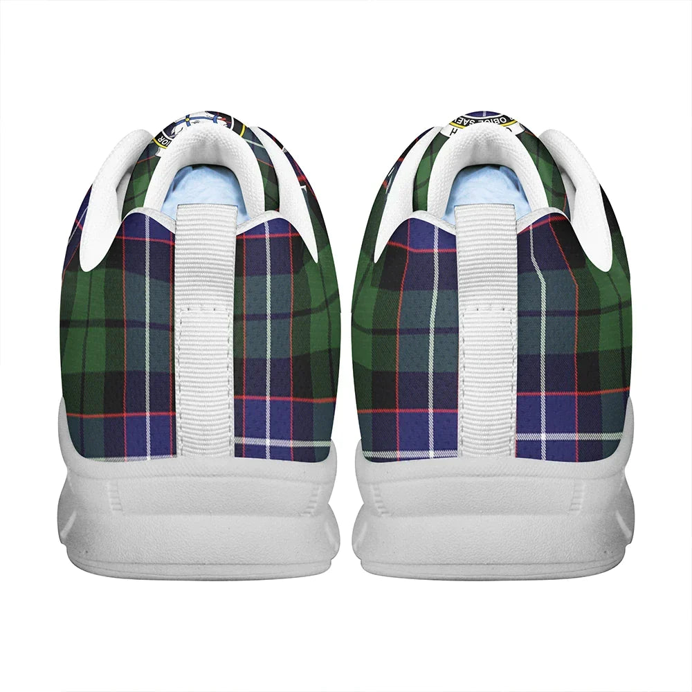 Galbraith Modern Tartan Crest Sneakers