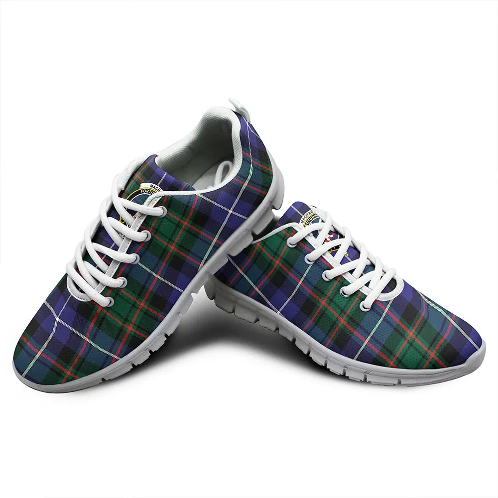 MacRae Hunting Modern Tartan Crest Sneakers