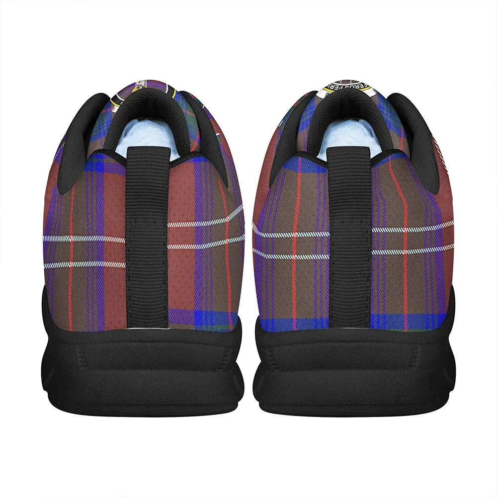 Chisholm Hunting Modern Tartan Crest Sneakers