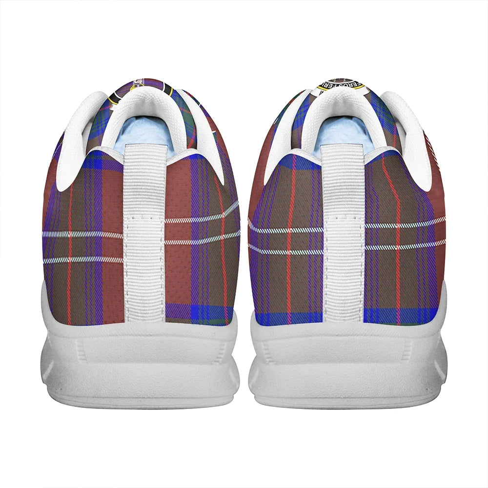 Chisholm Hunting Modern Tartan Crest Sneakers