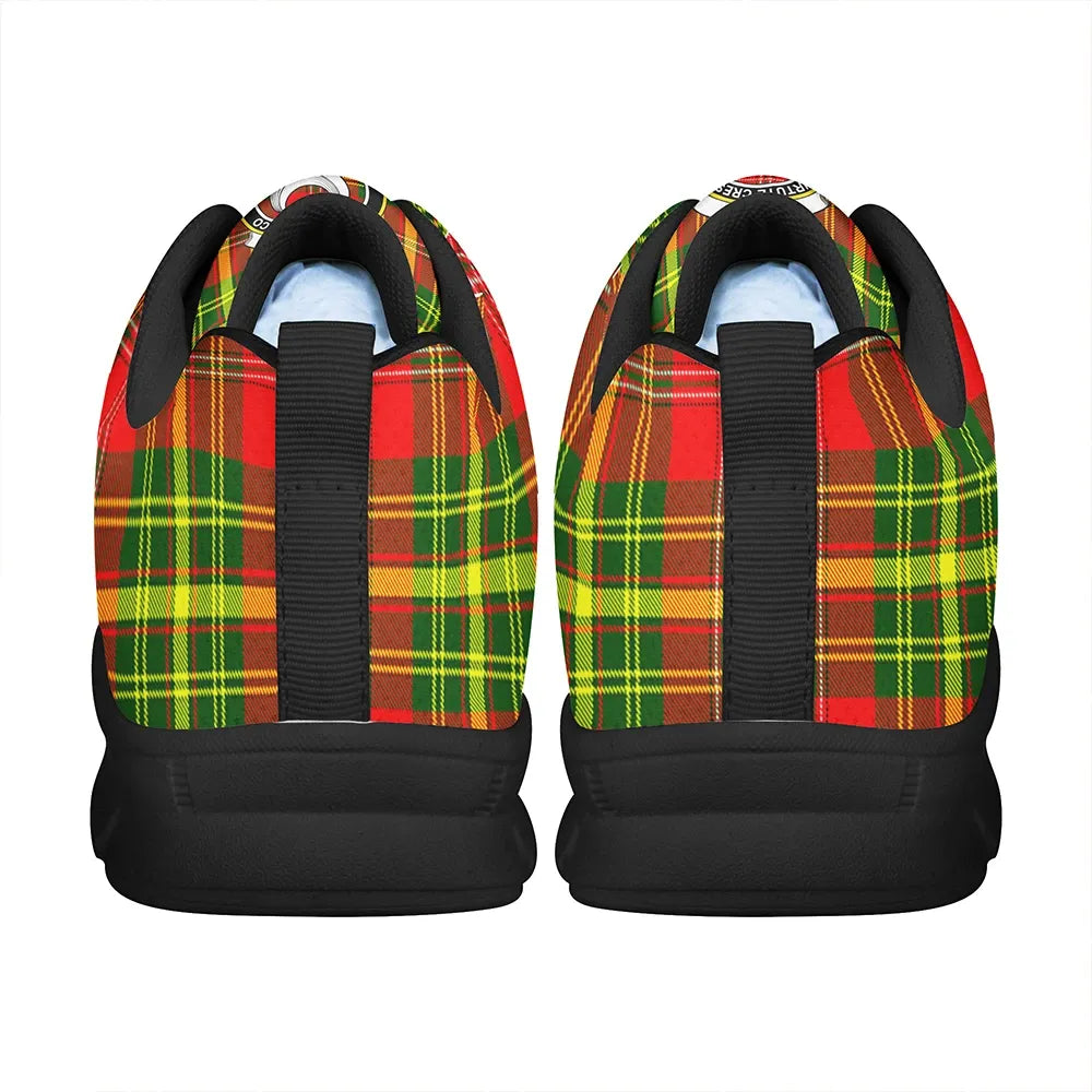 Leask Tartan Crest Sneakers