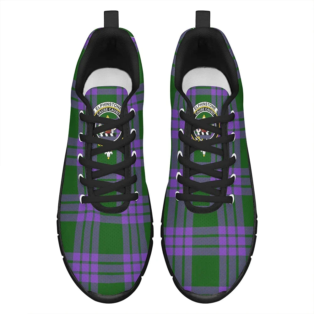 Elphinstone Tartan Crest Sneakers