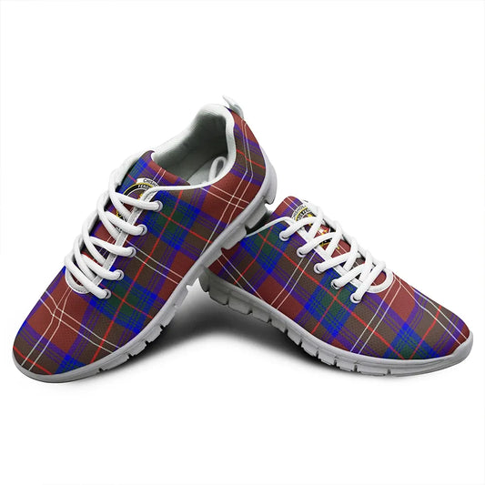 Chisholm Hunting Modern Tartan Crest Sneakers