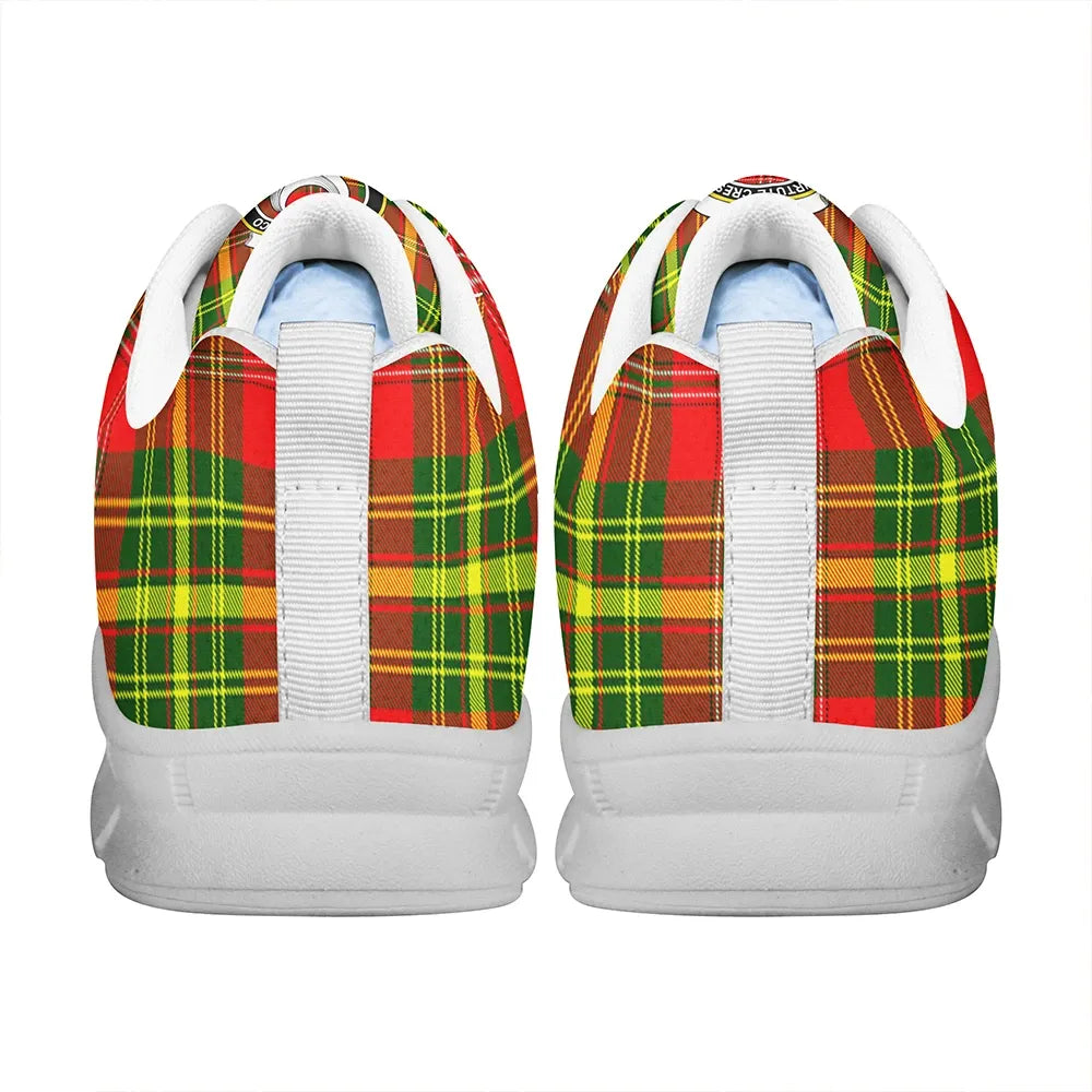 Leask Tartan Crest Sneakers