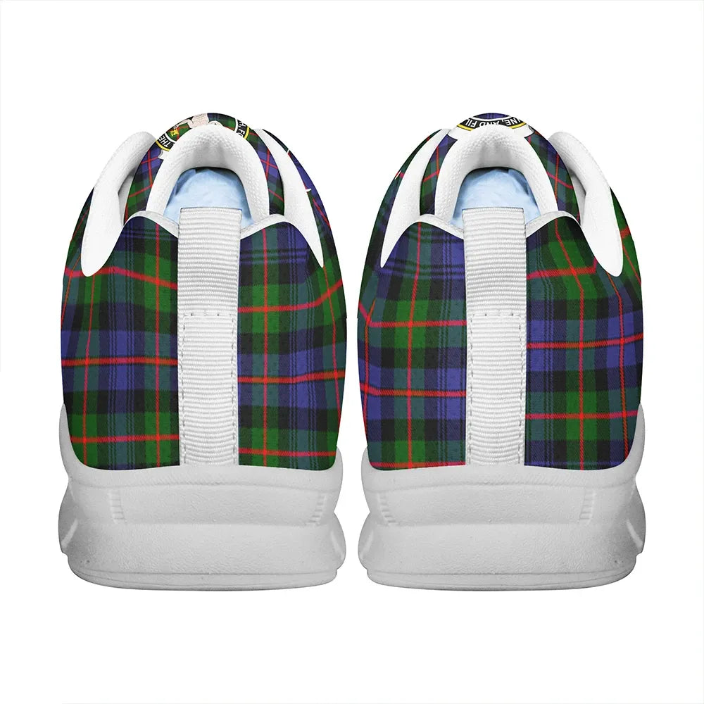 Murray of Atholl Modern Tartan Crest Sneakers