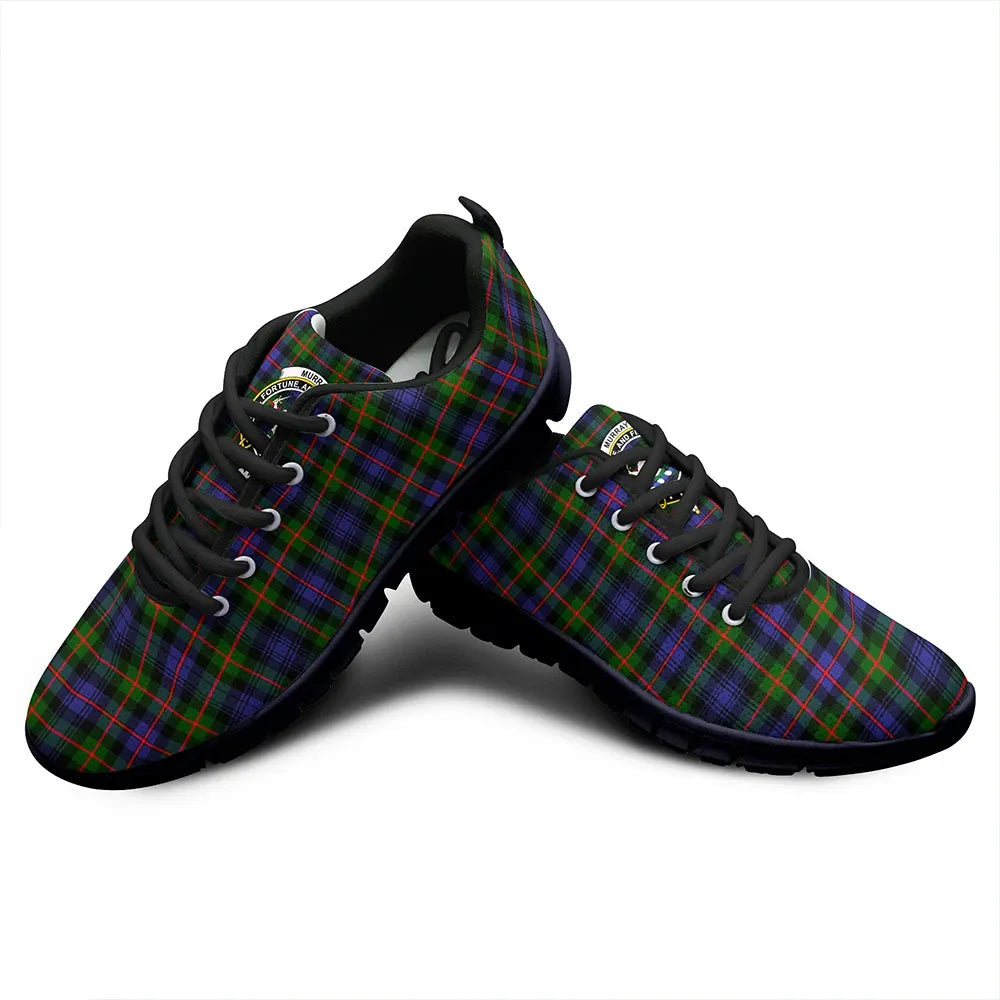 Murray of Atholl Modern Tartan Crest Sneakers