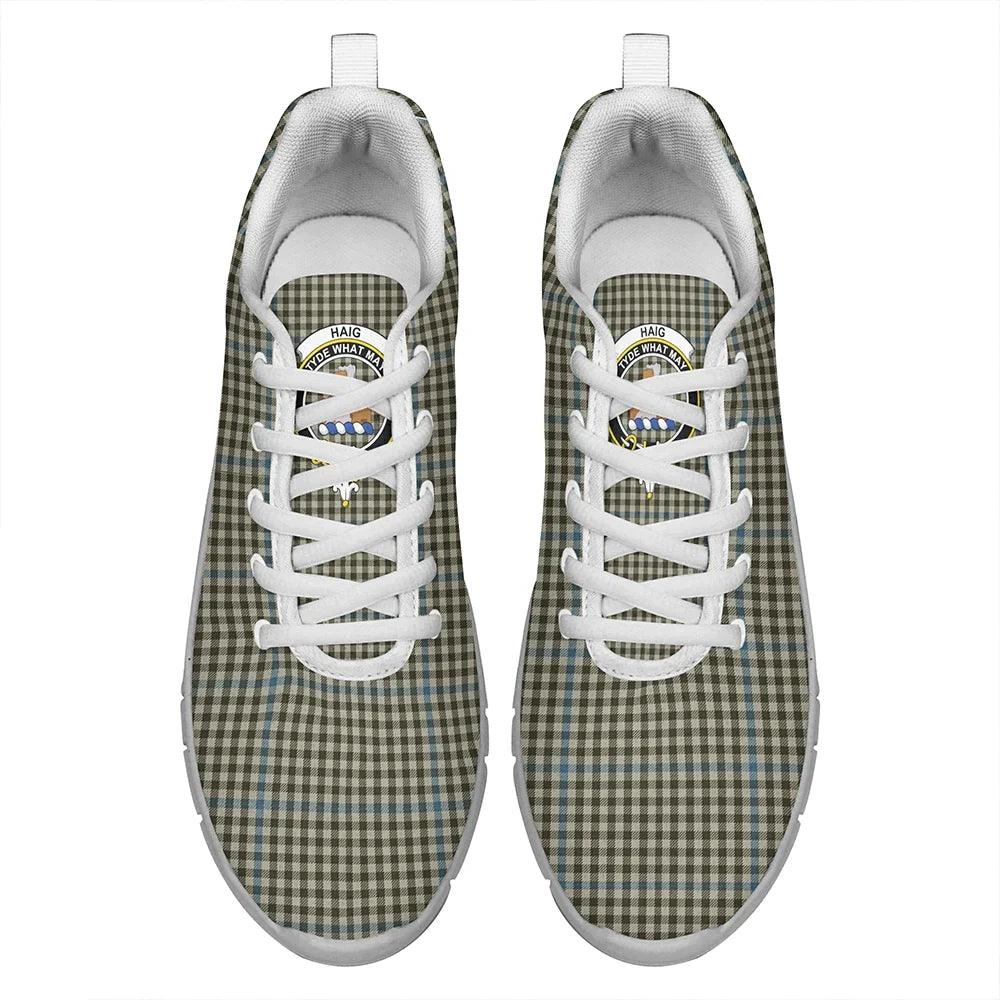 Haig Check Tartan Crest Sneakers