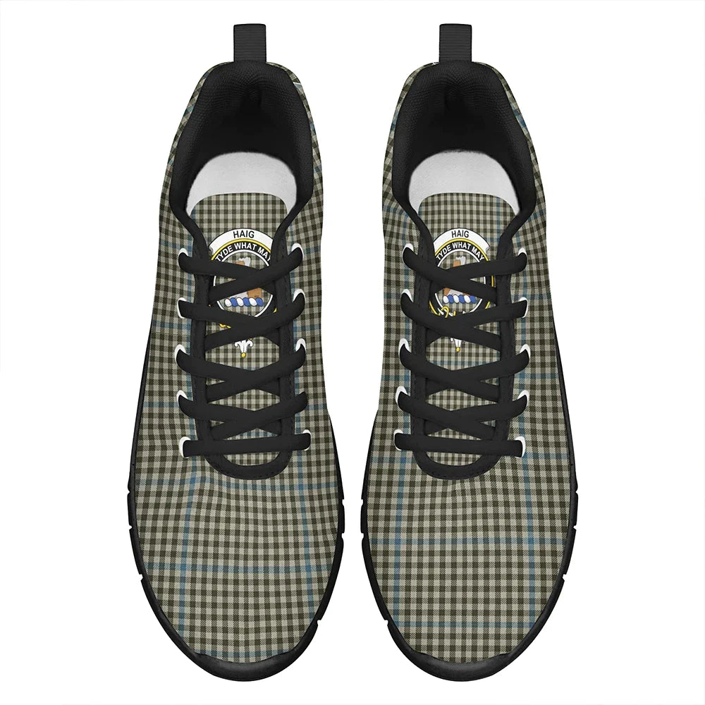 Haig Check Tartan Crest Sneakers