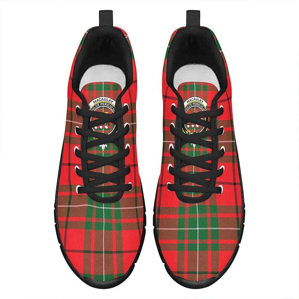 MacAulay Modern Tartan Crest Sneakers