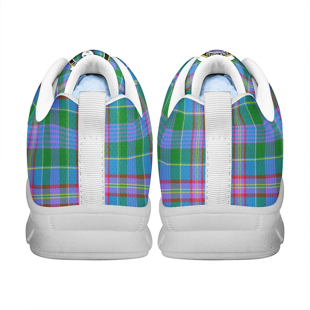 Pitcairn Hunting Tartan Crest Sneakers