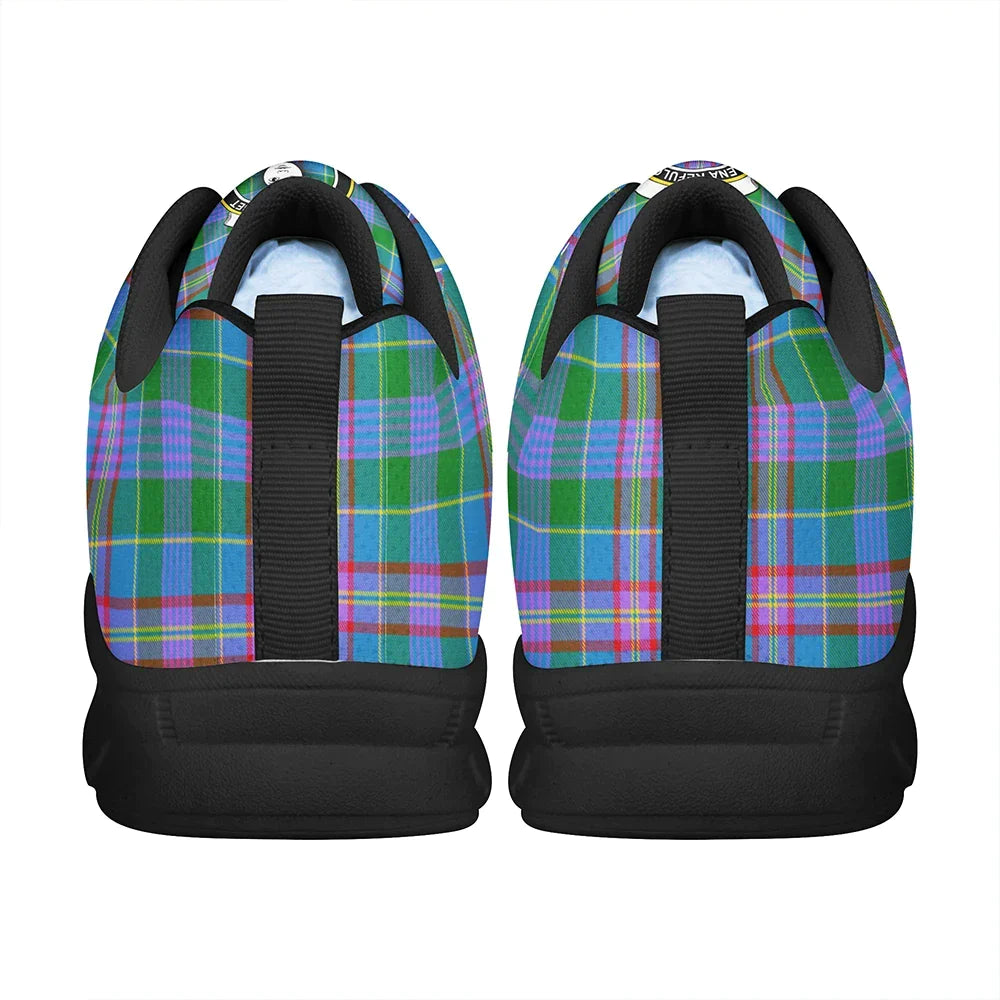 Pitcairn Hunting Tartan Crest Sneakers