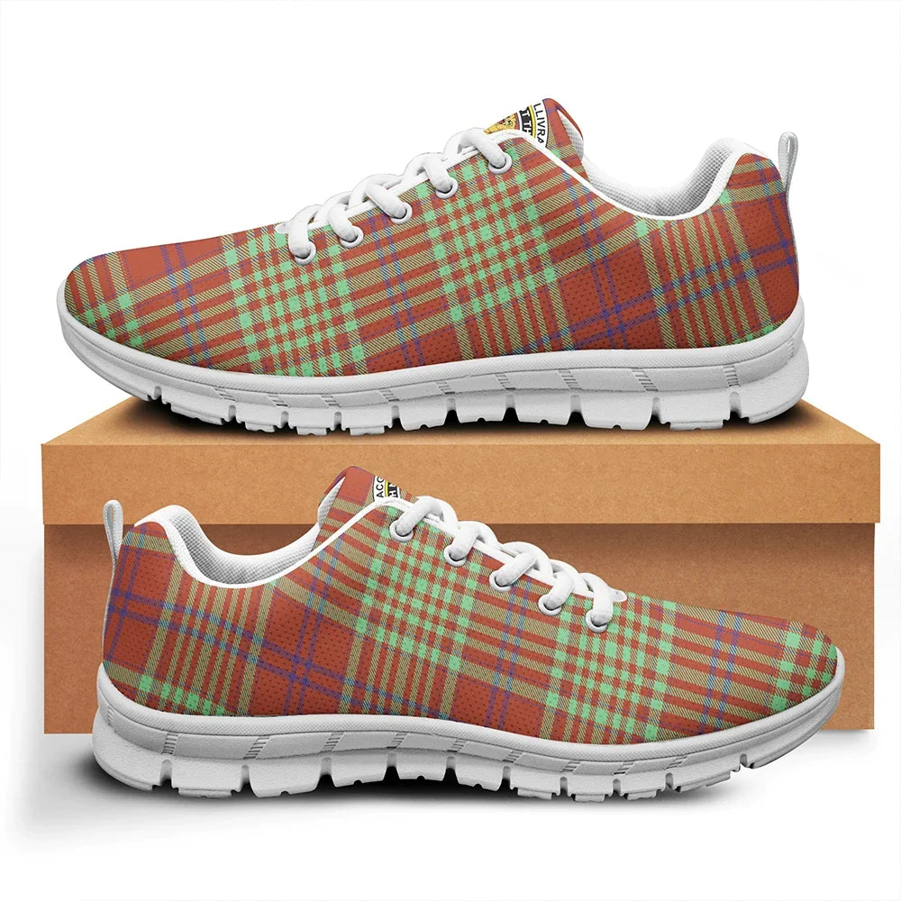 MacGillivray Hunting Ancient Tartan Crest Sneakers