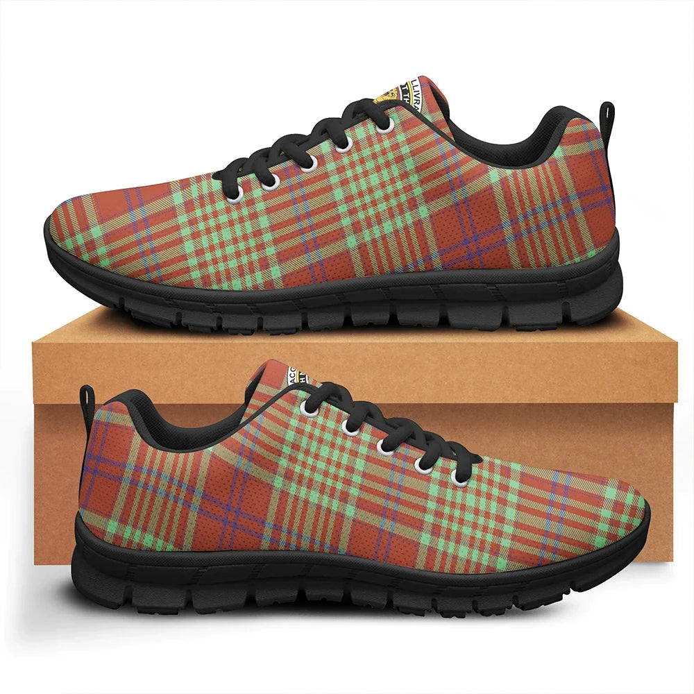 MacGillivray Hunting Ancient Tartan Crest Sneakers