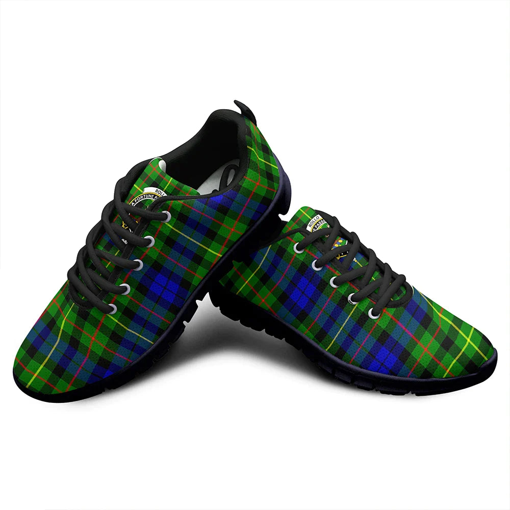 Rollo Modern Tartan Crest Sneakers