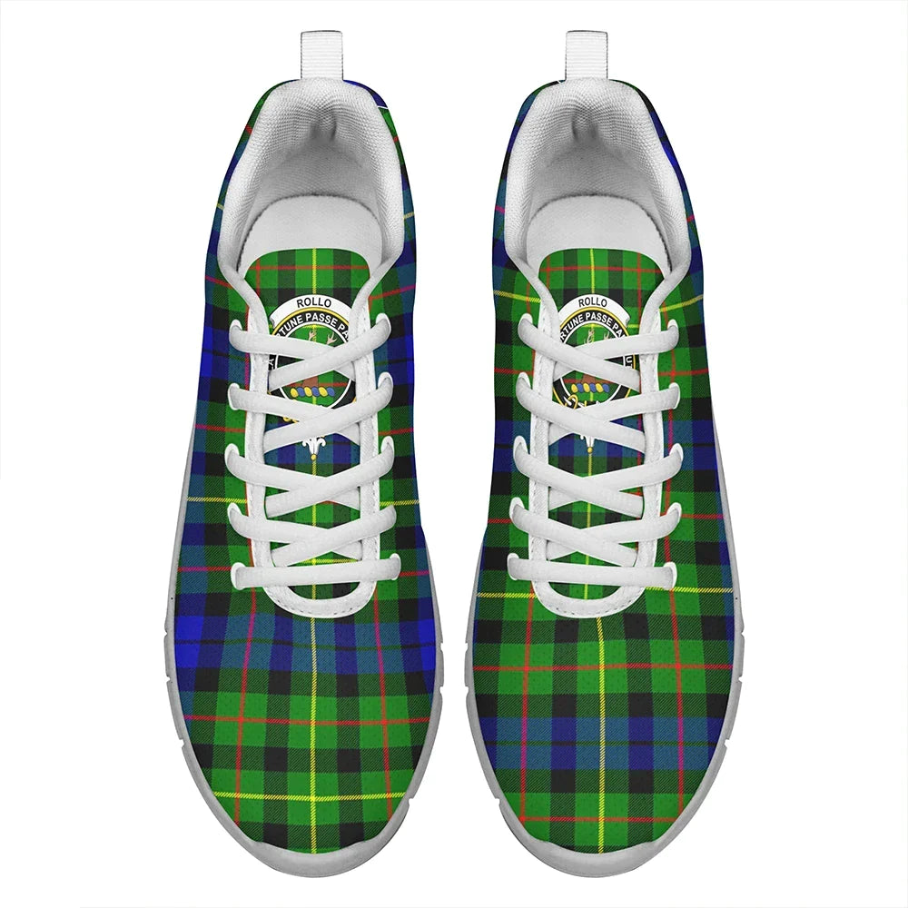 Rollo Modern Tartan Crest Sneakers