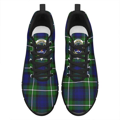 Forbes Modern Tartan Crest Sneakers