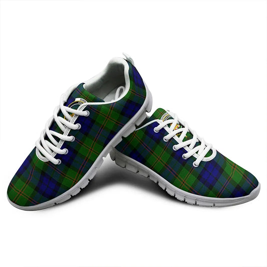 Dundas Modern Tartan Crest Sneakers