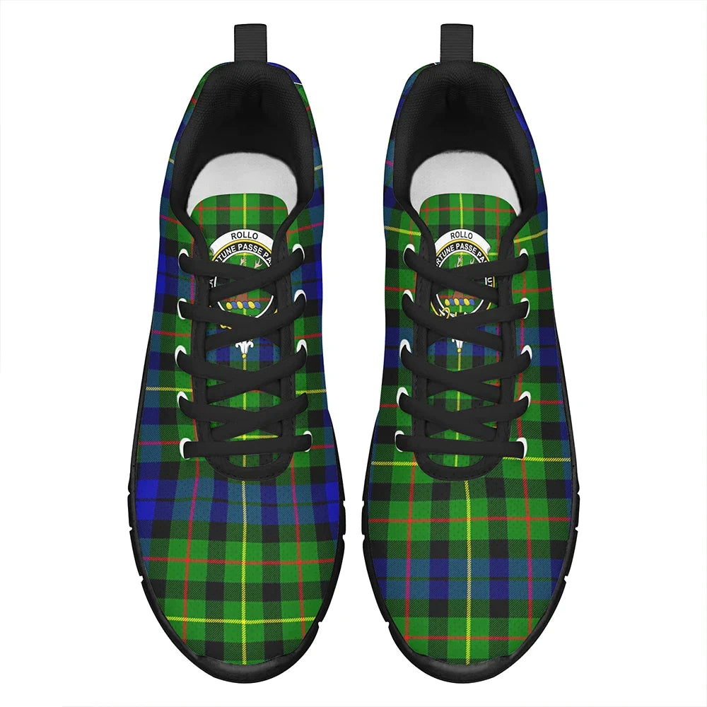 Rollo Modern Tartan Crest Sneakers
