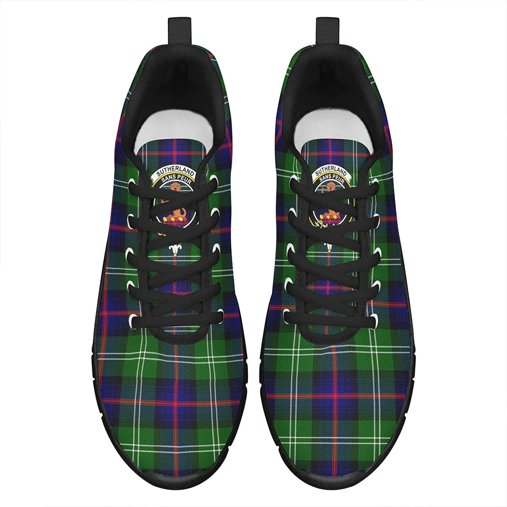 Sutherland Modern Tartan Crest Sneakers