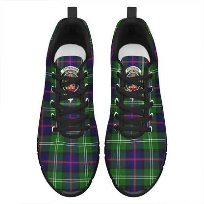 Sutherland Modern Tartan Crest Sneakers