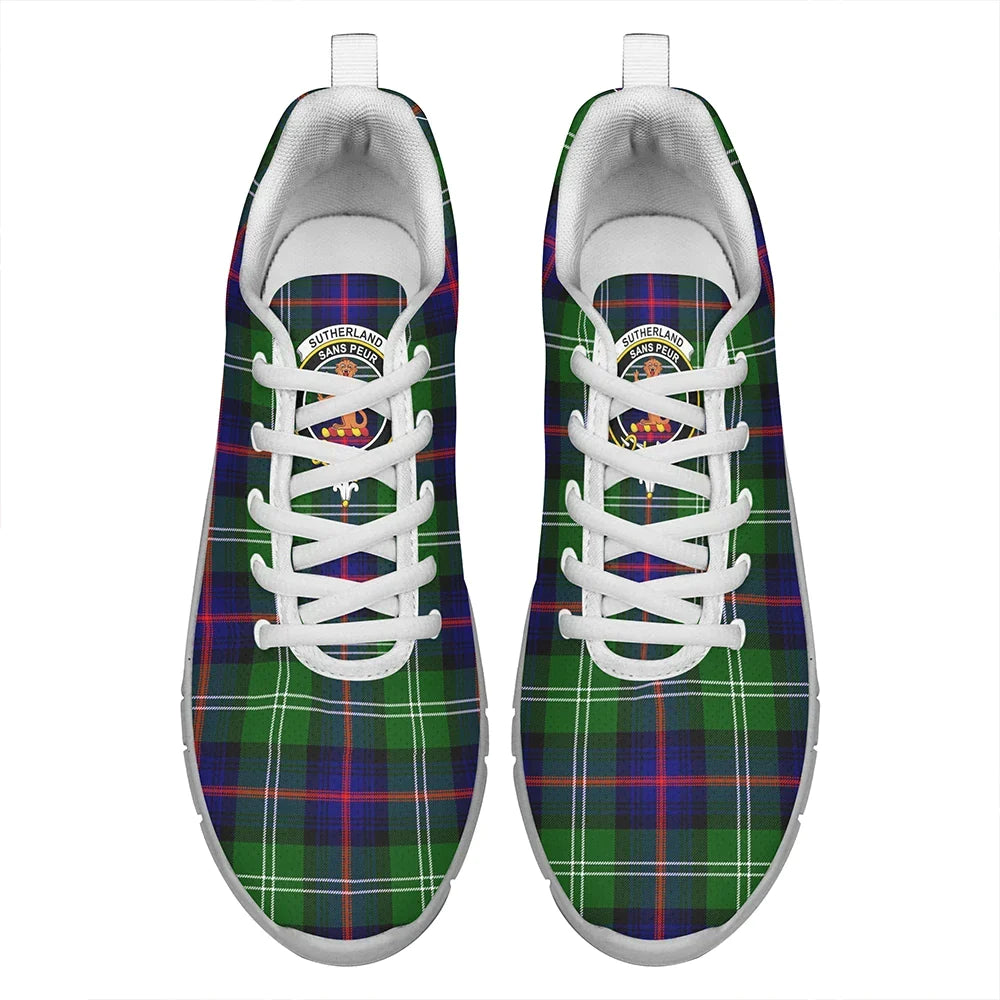 Sutherland Modern Tartan Crest Sneakers